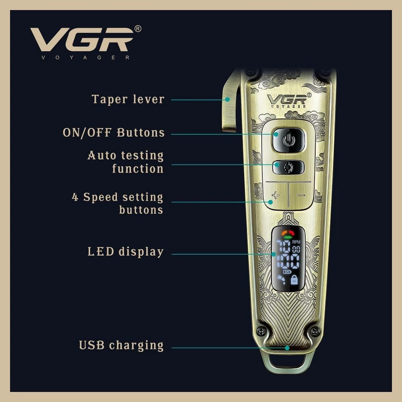 ماشین اصلاح حجم زن وی جی ار مدل V-005 نمونه اورجینال